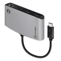 Alogic ThunderBolt 3 Dual Display PORTABLE Docking Station with 4K - Space Grey