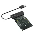 Simplecom USB 3.0 to mSATA + M.2 (NGFF B Key) 2 In 1 Combo Adapter