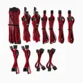 Corsair Individually Sleeved PSU Cables Pro Kit - Red/Black