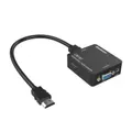 Simplecom HDMI to VGA + 3.5mm Stereo Converter