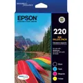 Epson 220 Standard Capacity DURABrite Ultra -Ink Cartridge Value Pack