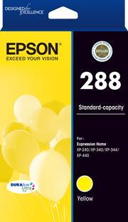 Epson 288 - Standard Capacity DURABrite Ultra - Yellow Ink Cartridge