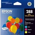 Epson 288 - Standard Capacity DURABrite Ultra - Three Colour Ink Cartridge Pack