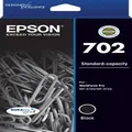 Epson 702 - Standard Capacity DURABrite Ultra - Black Ink Cartridge