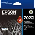 Epson 702XL - High Capacity DURABrite Ultra - Black Ink Cartridge