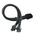 Silverstone PP07E 8-Pin 4+4 EPS Connector Cable - Black
