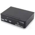 Serveredge 2-Port Dual Monitors DVI USB KVM Switch with Audio & Mic & USB Hub2.0