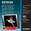 Epson Ultra Glossy 6x4" Photo Paper (50 Sheets)