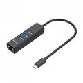 Simplecom CHN421 USB-C to 3-Port USB Hub Black