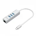 Simplecom CHN421 USB-C to 3-Port USB Hub Silver