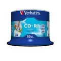 Verbatim CD-R 700MB White InkJet 52x (50 Pack)