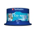 Verbatim CD-R 700MB White InkJet 52x (50 Pack)