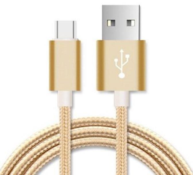 Astrotek MicroUSB-Charger Cable Cord Gold 2m