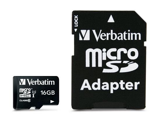 Verbatim Premium memory card 16 GB MicroSDHC Class 10