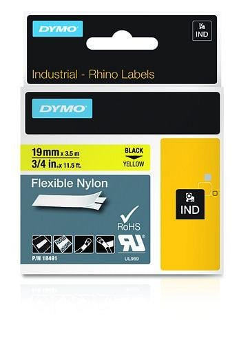DYMO Industrial Flexible Nylon Label Tape
