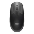 Logitech M190 Full-Size Wireless Mouse - Charcoal