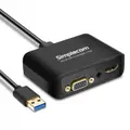 Simplecom USB 3.0 to HDMI+VGA Video Adapter