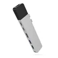 HyperDrive Net USB-C 6-in-2 Hub for USB-C MacBook Pro - Silver