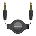 Verbatim Audio Cable 1m 3.5mm Black