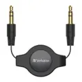 Verbatim Audio Cable 1m 3.5mm Black