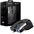 EVGA X17 Gaming Mouse - Grey, 16000 DPI, PIXART 3389 Optical Sensor