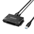 Simplecom USB 3.0 to 2.5", 3.5", 5.25" SATA IDE Adapter With Power Supply
