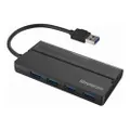 Simplecom CH329 Portable 4-Port USB3.2 5Gbps Hub - Black