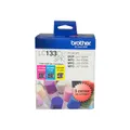 Brother LC133 Colour Value Pack (1xCyan/1xMagenta/1xYellow)