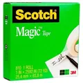 Scotch Magic Tape 810 25.4mm Boxed