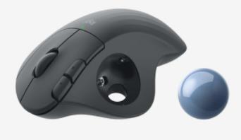 Logitech M575 Ergo Trackball Bluetooth Mouse - Graphite
