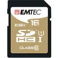 Emtec SD Memory Card 16GB Class 10 - Gold
