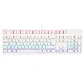 XTRFY K2 Mechanical Pro Gaming Keyboard with RGB LED and Kailh Red Switches - White