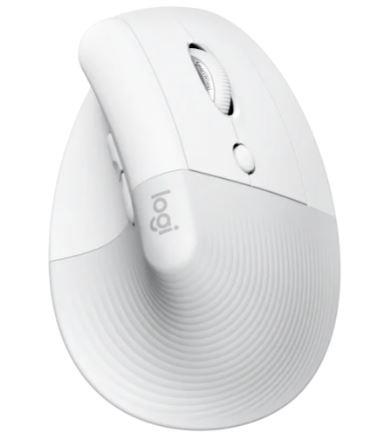 Logitech Lift Vertical Ergonomic Mouse - Off White/Pale Grey