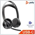 Plantronics/Poly Voyager Focus 2 UC Teams USB-C No Stand Active Noise Cancelling Headset
