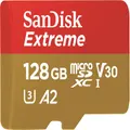 SanDisk Extreme SQXAA 128GB MicroSDXC Memory Card