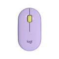 Logitech Pebble M350 Wireless Mouse - Lavender Lemonade