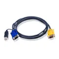 ATEN 6m USB KVM Cable with 3 in 1 SPHD and built-in PS/2 to USB-Converter