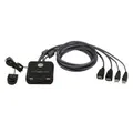 Aten 2-Port USB HDMI Cable KVM Switch