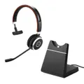 Jabra Evolve 65 SE UC Mono Bluetooth Headset With Charge Stand