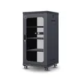 Serveredge 22RU 600mm Wide & 600mm Deep Fully Assembled Free Standing Server Cabinet