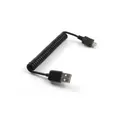 1M Coiled Micro USB 2.0 Cable