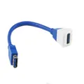 Australian Clipsal Style USB 3.0 Wall Plate Cable 20CM