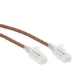 0.75M Slim CAT6 UTP Patch Cable Brown