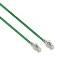 0.25m Green Small CAT6A 10G F/UTP Cable