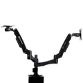 Silverstone ARM22BC ARM DUO Dual LCD Interactive monitor mount, Black