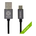Moki 3m Braided Micro-USB SynCharge Cable - Gray
