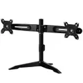 Silverstone ARM23BS Horizontal dual LCD monitor desk stand, support up to 24" LCD monitor