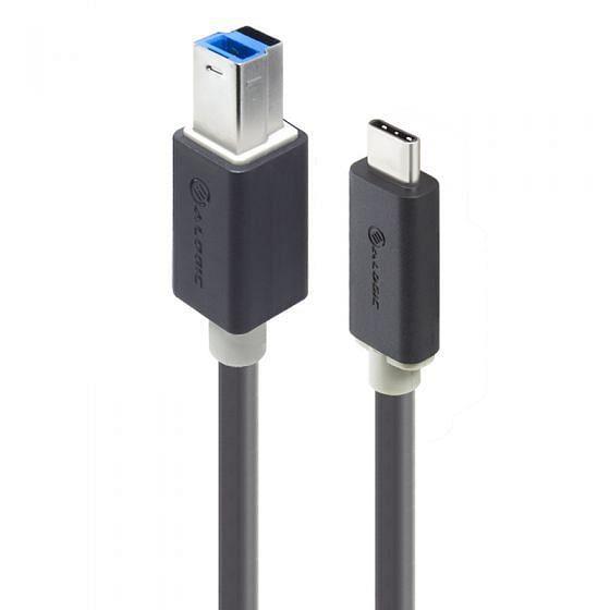 Alogic 2m USB 3.0 Type-B to USB-C Cable, Male to Male, Pro Series