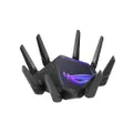ASUS ROG Rapture GT-AXE16000 WiFi 6E Quad-Band Extendable Gaming Router with Dual 10G LAN 6Ghz Band 2.5G WAN Ai Mesh Ai Protection VPN Fusion