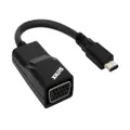 Sunix Video Cable Adapter 0.08m VGA (D-Sub) USB-C Black